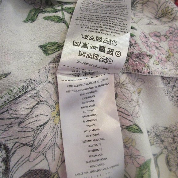 Guess Floral Long Sleeve Blouse Boho Women's Size Large - Picture 9 of 10